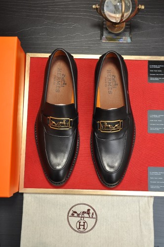 Hermes Mens Casual Shoes Fashion Dress Shoes for Men Luxury Brand with Original Box
