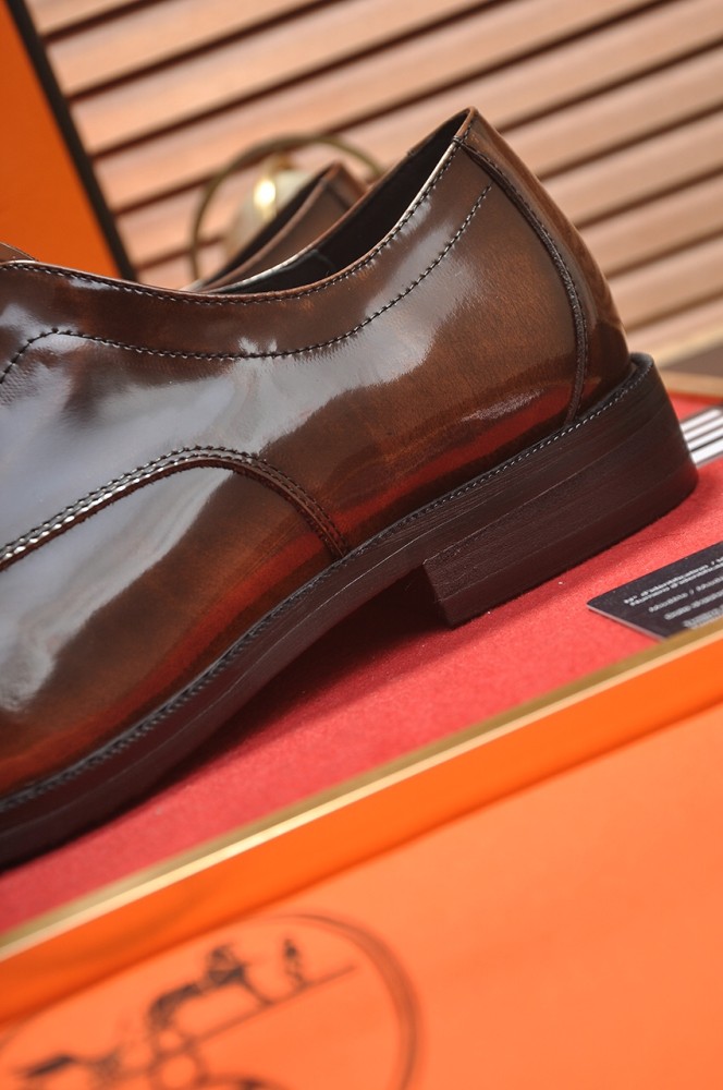 Hermes Mens Casual Shoes Fashion Dress Shoes for Men Luxury Brand with Original Box