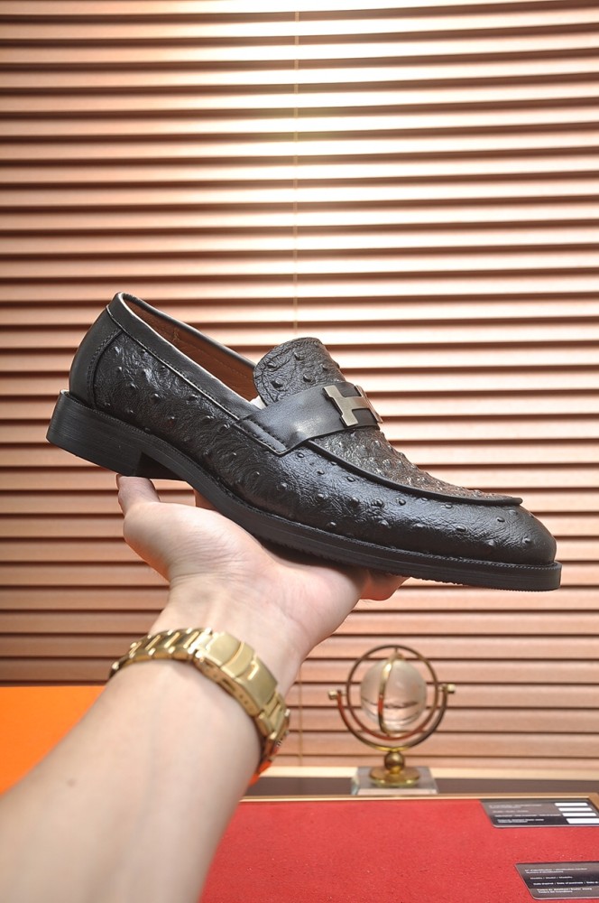 Hermes Mens Casual Shoes Fashion Dress Shoes for Men Luxury Brand with Original Box