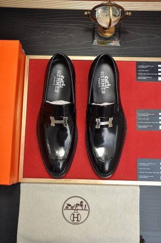 Hermes Mens Casual Shoes Fashion Dress Shoes for Men Luxury Brand with Original Box