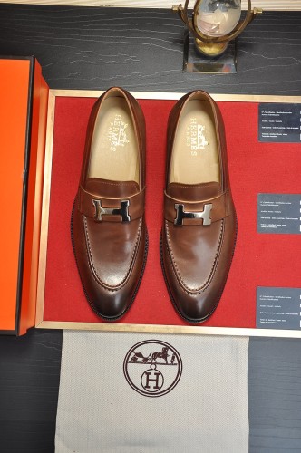 Hermes Mens Casual Shoes Fashion Dress Shoes for Men Luxury Brand with Original Box