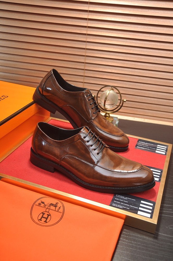 Hermes Mens Casual Shoes Fashion Dress Shoes for Men Luxury Brand with Original Box