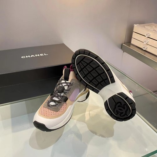 Chanel Women Shoes Sneakers Luxury Brand Sports Shoes Breathable Design with Original Box