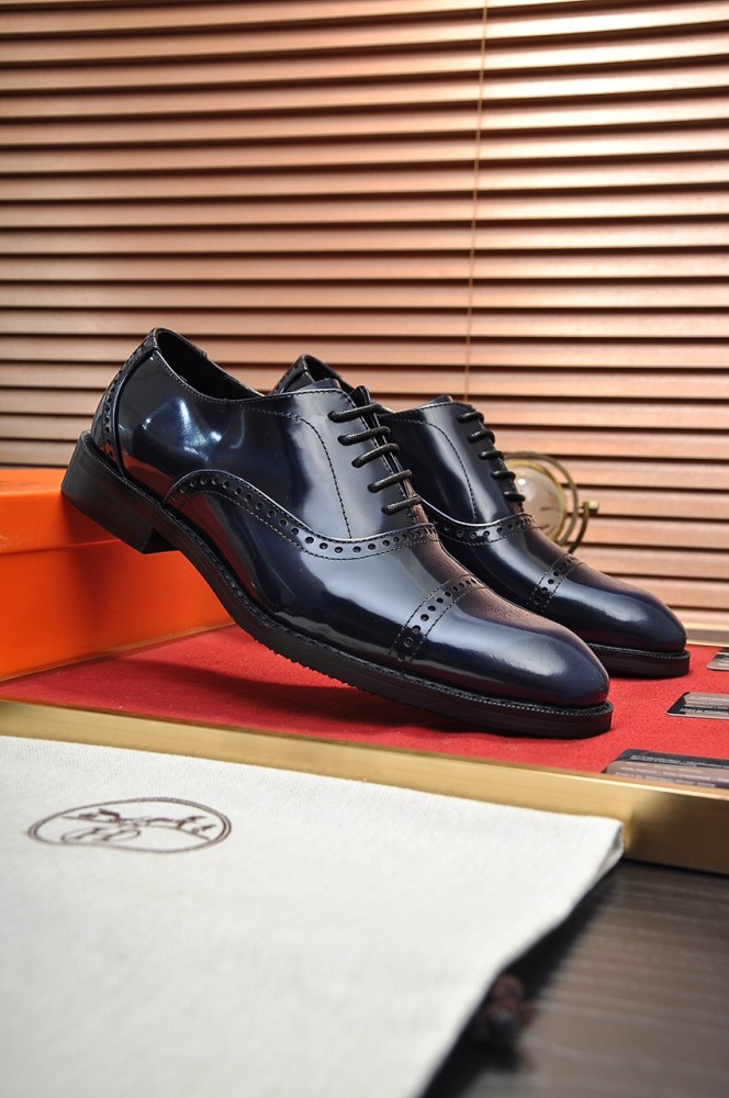 Hermes Mens Casual Shoes Fashion Dress Shoes for Men Luxury Brand with Original Box