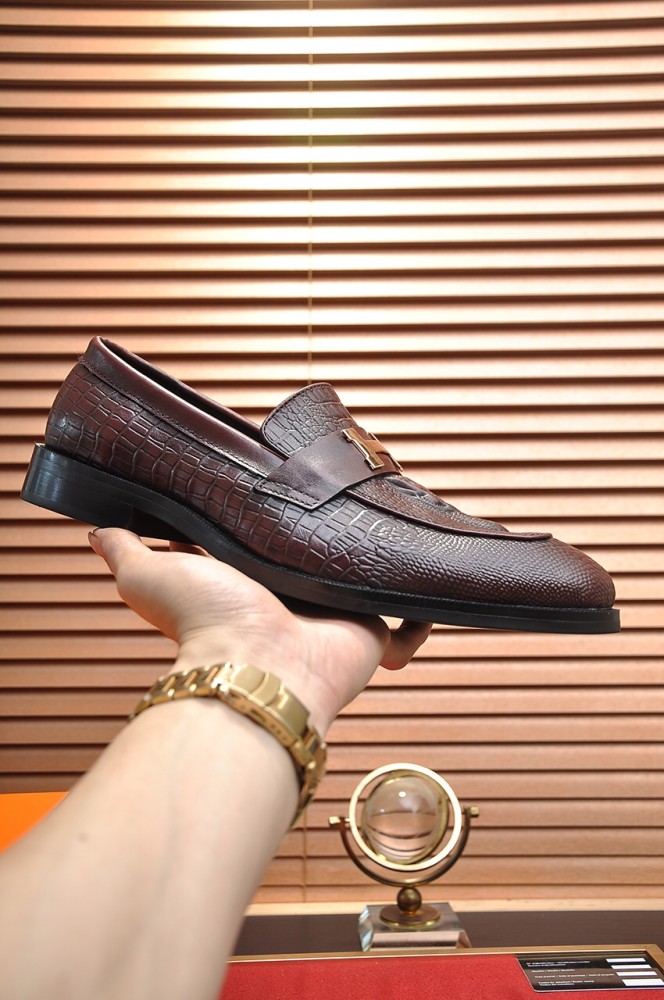 Hermes Mens Casual Shoes Fashion Dress Shoes for Men Luxury Brand with Original Box