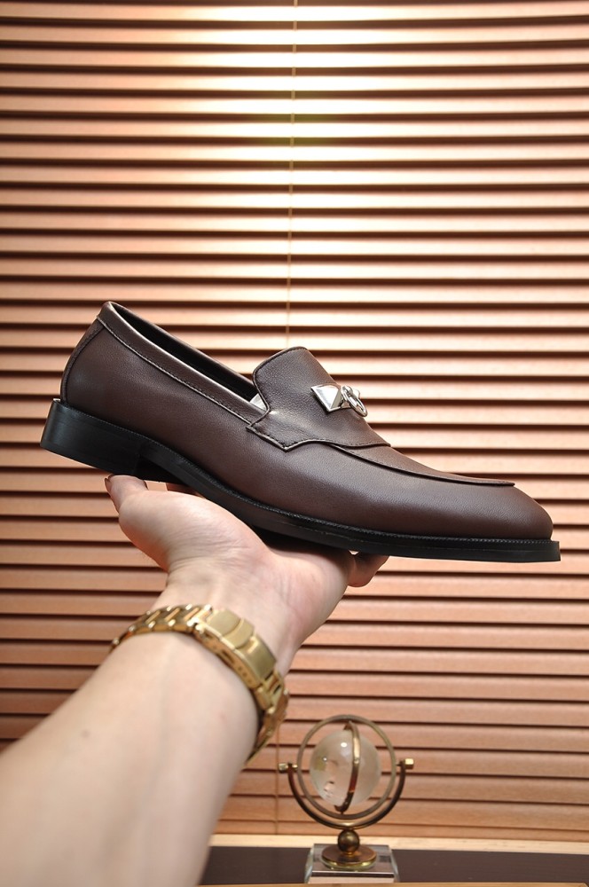 Hermes Mens Casual Shoes Fashion Dress Shoes for Men Luxury Brand with Original Box