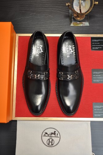 Hermes Mens Casual Shoes Fashion Dress Shoes for Men Luxury Brand with Original Box