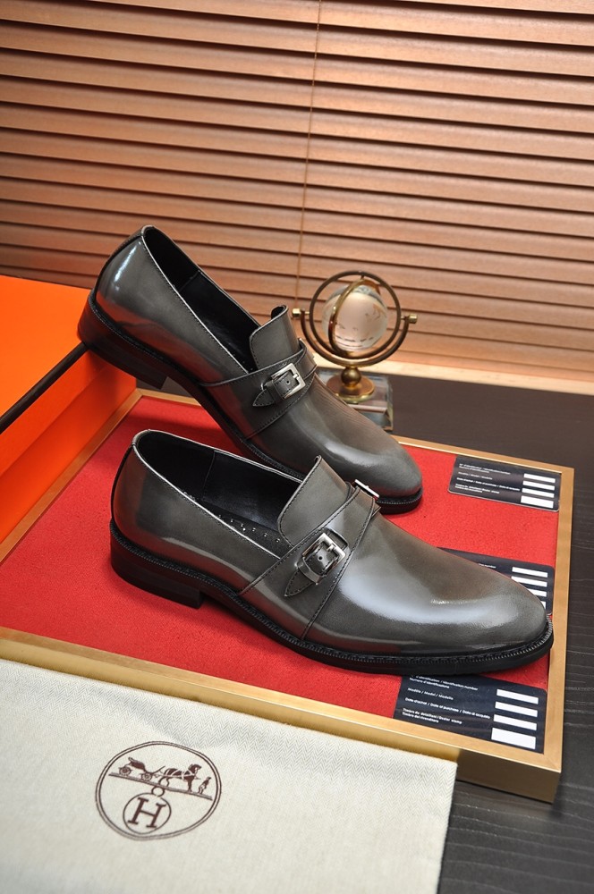 Hermes Mens Casual Shoes Fashion Dress Shoes for Men Luxury Brand with Original Box