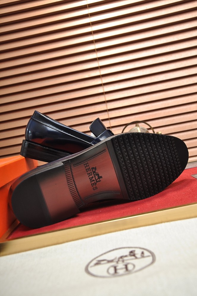 Hermes Mens Casual Shoes Fashion Dress Shoes for Men Luxury Brand with Original Box