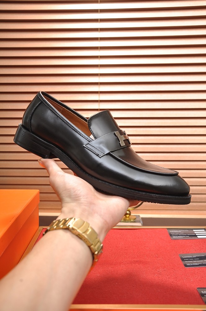 Hermes Mens Casual Shoes Fashion Dress Shoes for Men Luxury Brand with Original Box