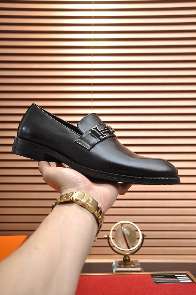 Hermes Mens Casual Shoes Fashion Dress Shoes for Men Luxury Brand with Original Box