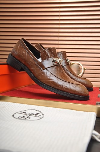 Hermes Mens Casual Shoes Fashion Dress Shoes for Men Luxury Brand with Original Box