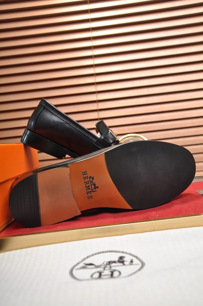 Hermes Mens Casual Shoes Fashion Dress Shoes for Men Luxury Brand with Original Box