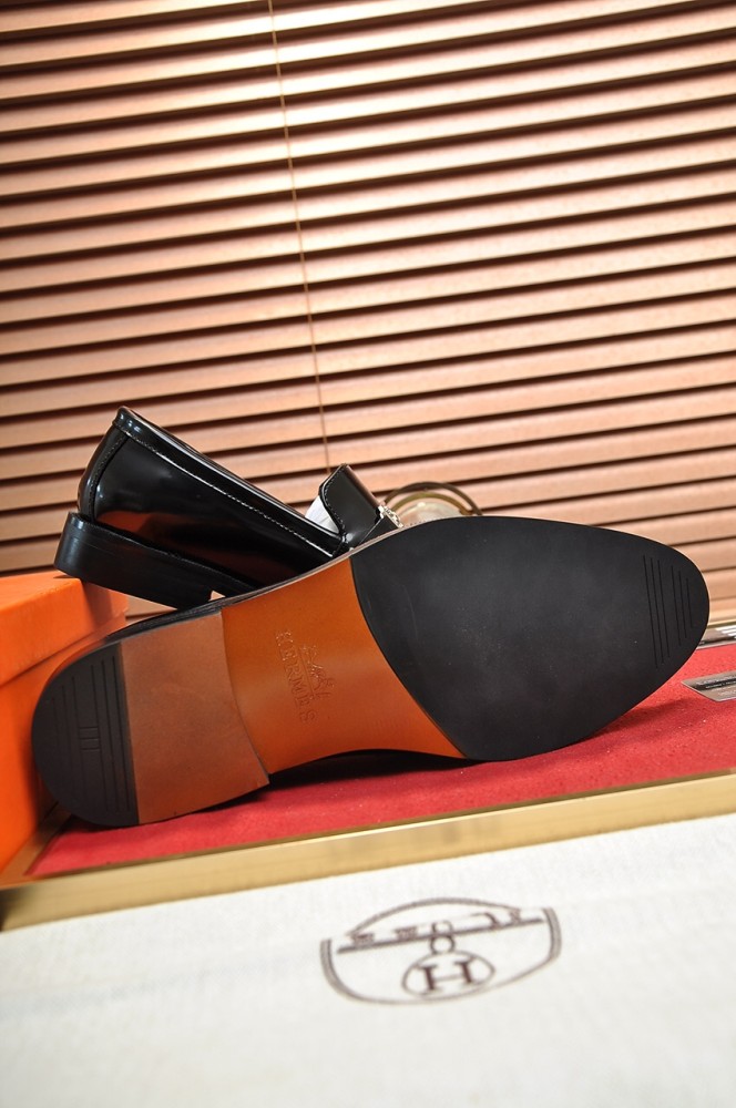 Hermes Mens Casual Shoes Fashion Dress Shoes for Men Luxury Brand with Original Box