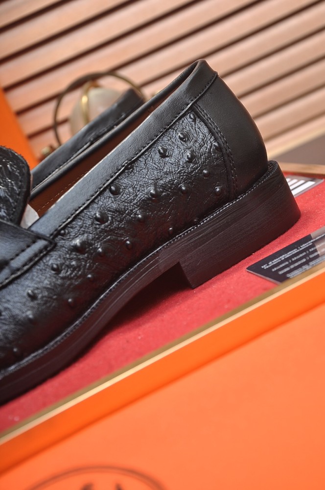 Hermes Mens Casual Shoes Fashion Dress Shoes for Men Luxury Brand with Original Box