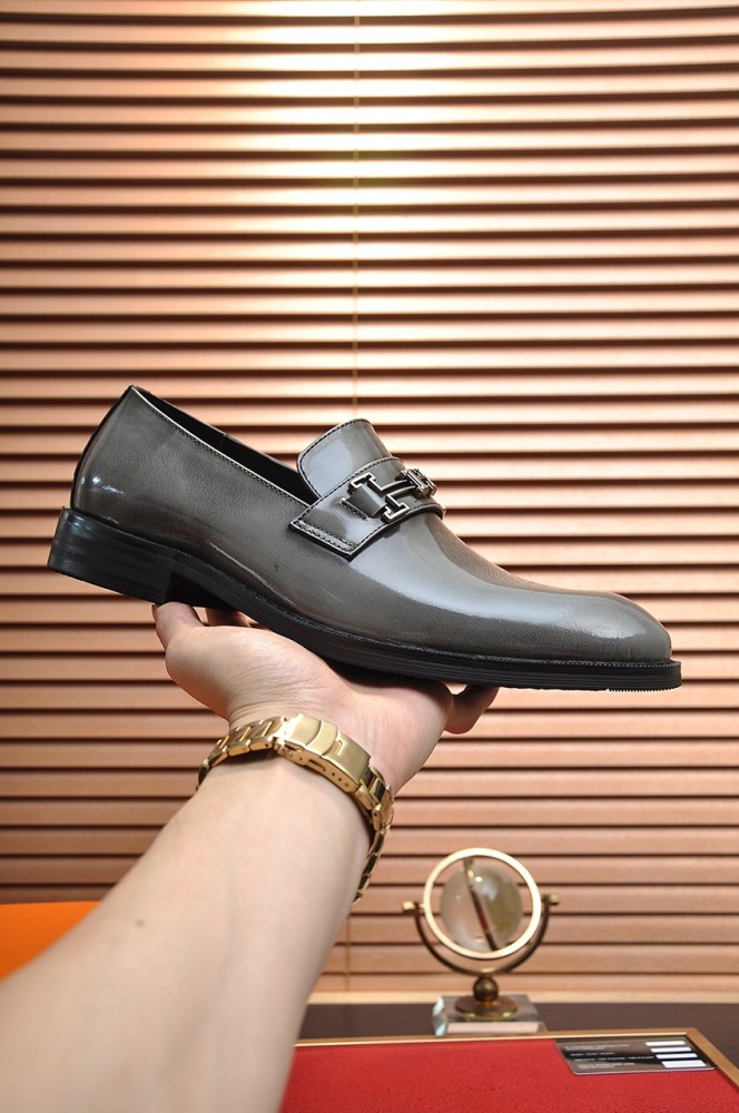 Hermes Mens Casual Shoes Fashion Dress Shoes for Men Luxury Brand with Original Box