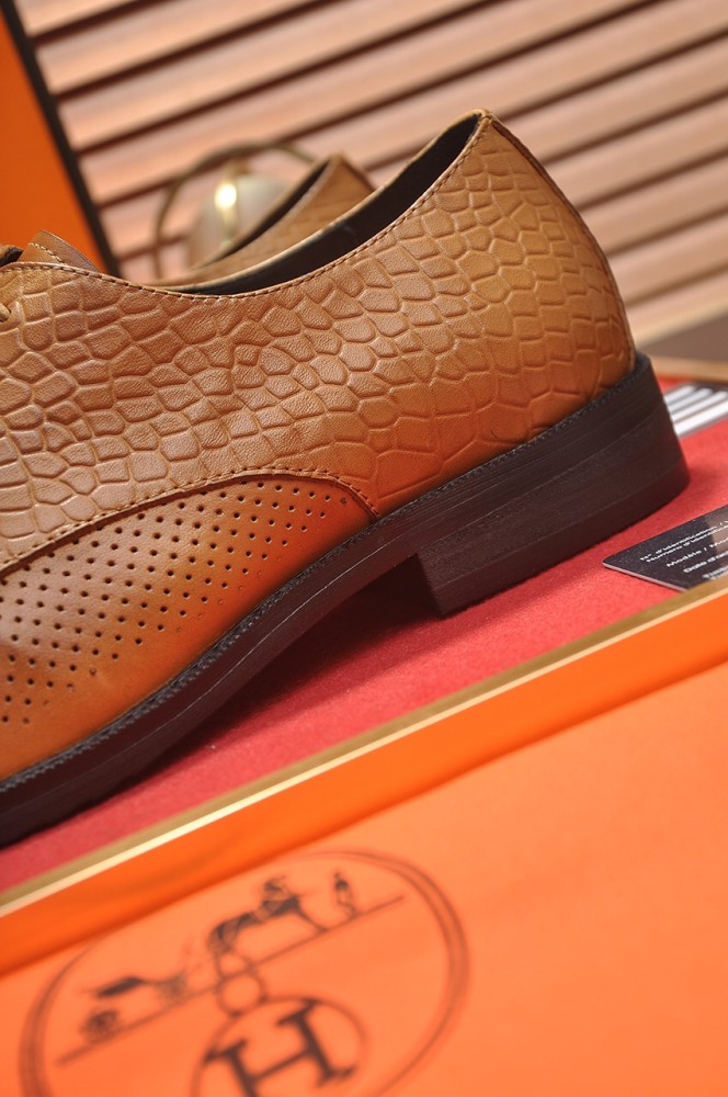 Hermes Mens Casual Shoes Fashion Dress Shoes for Men Luxury Brand with Original Box