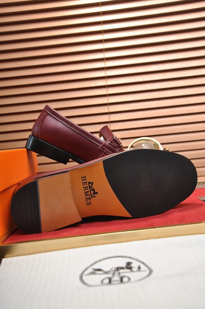 Hermes Mens Casual Shoes Fashion Dress Shoes for Men Luxury Brand with Original Box