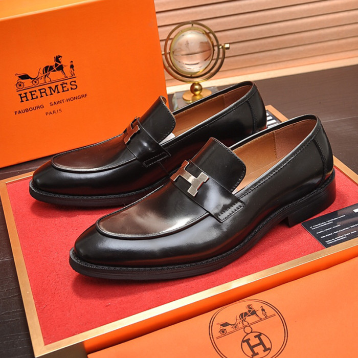 Hermes Mens Casual Shoes Fashion Dress Shoes for Men Luxury Brand with Original Box