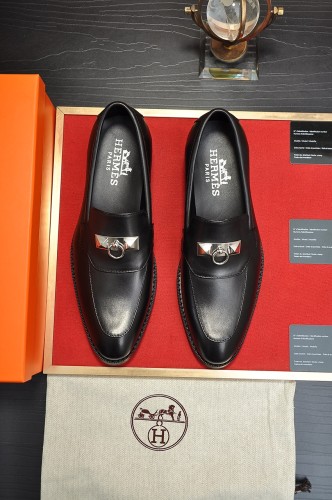 Hermes Mens Casual Shoes Fashion Dress Shoes for Men Luxury Brand with Original Box