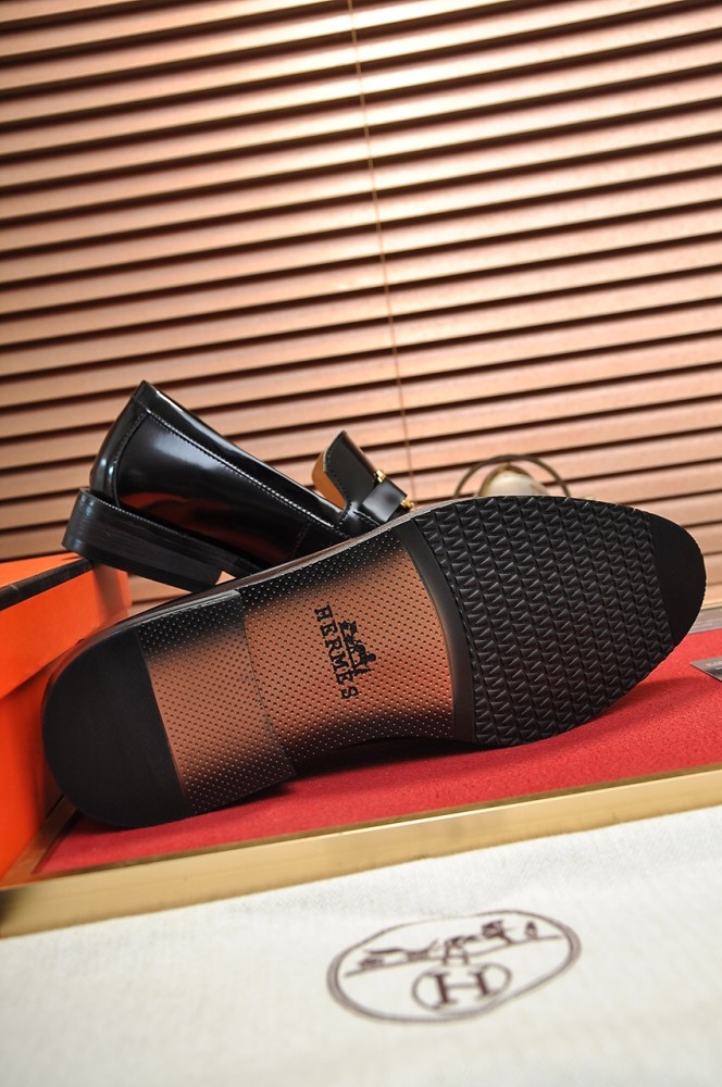 Hermes Mens Casual Shoes Fashion Dress Shoes for Men Luxury Brand with Original Box