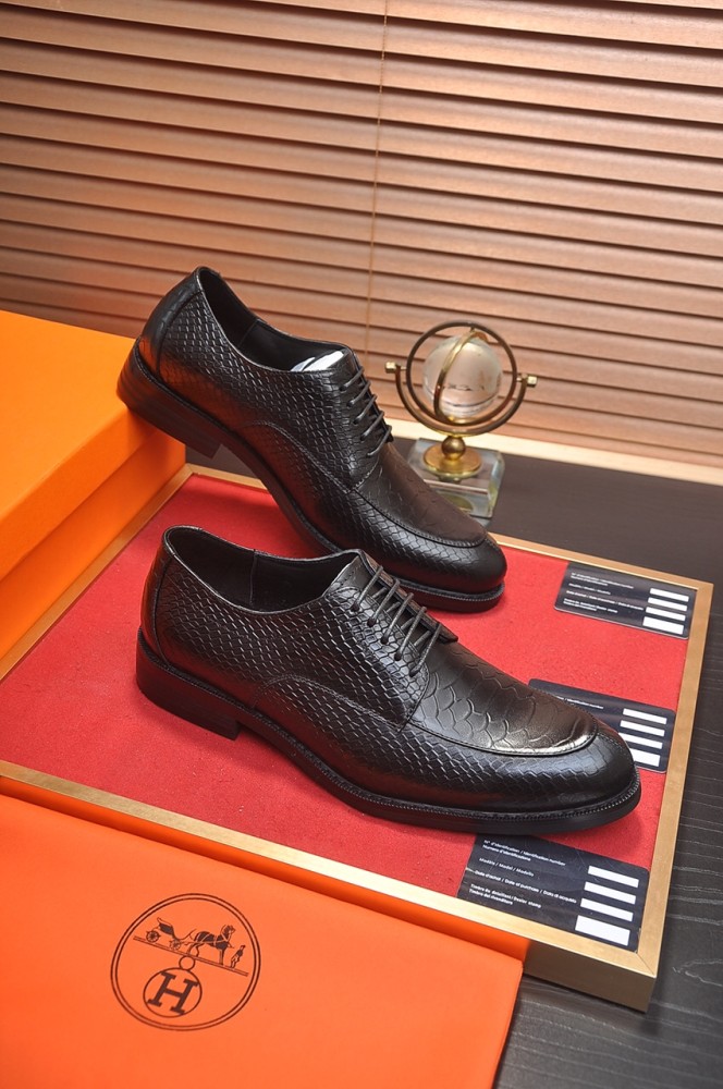 Hermes Mens Casual Shoes Fashion Dress Shoes for Men Luxury Brand with Original Box
