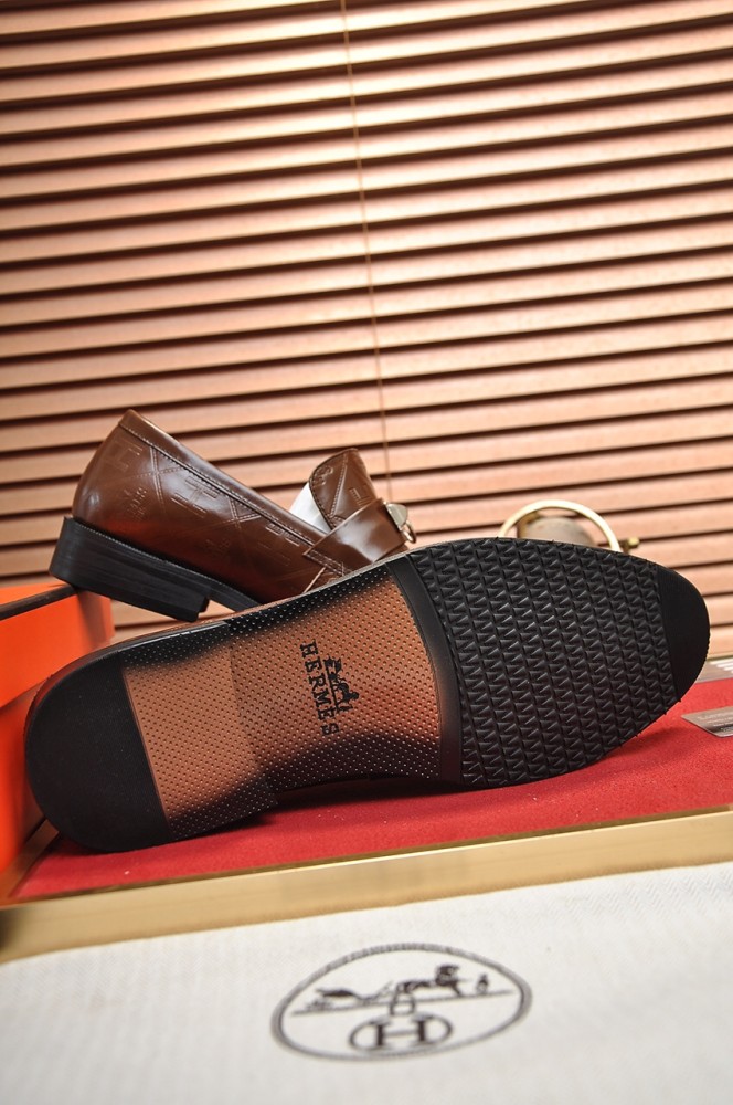 Hermes Mens Casual Shoes Fashion Dress Shoes for Men Luxury Brand with Original Box
