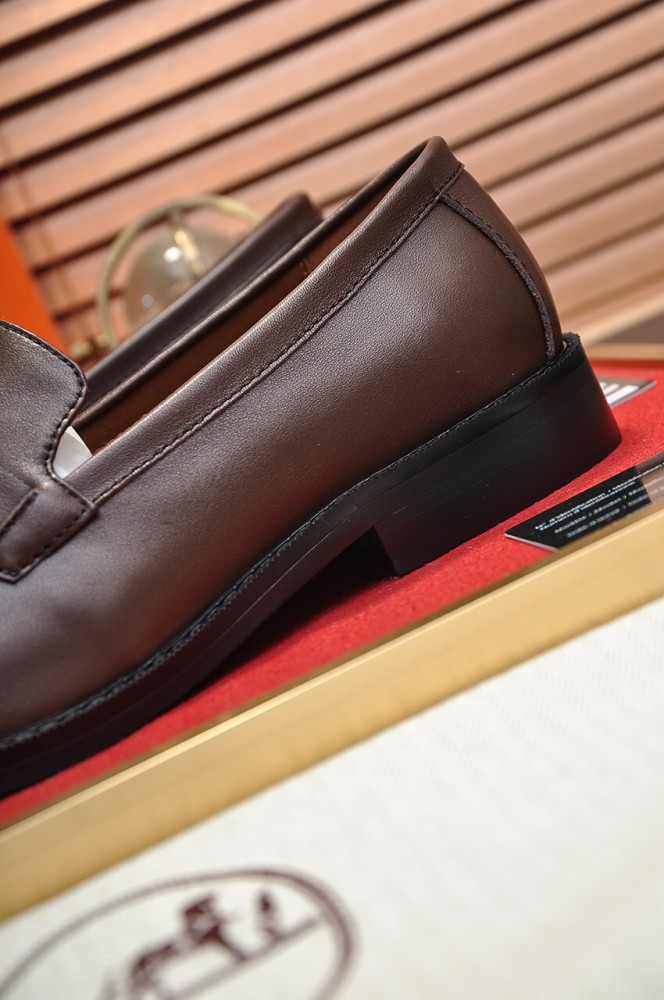 Hermes Mens Casual Shoes Fashion Dress Shoes for Men Luxury Brand with Original Box