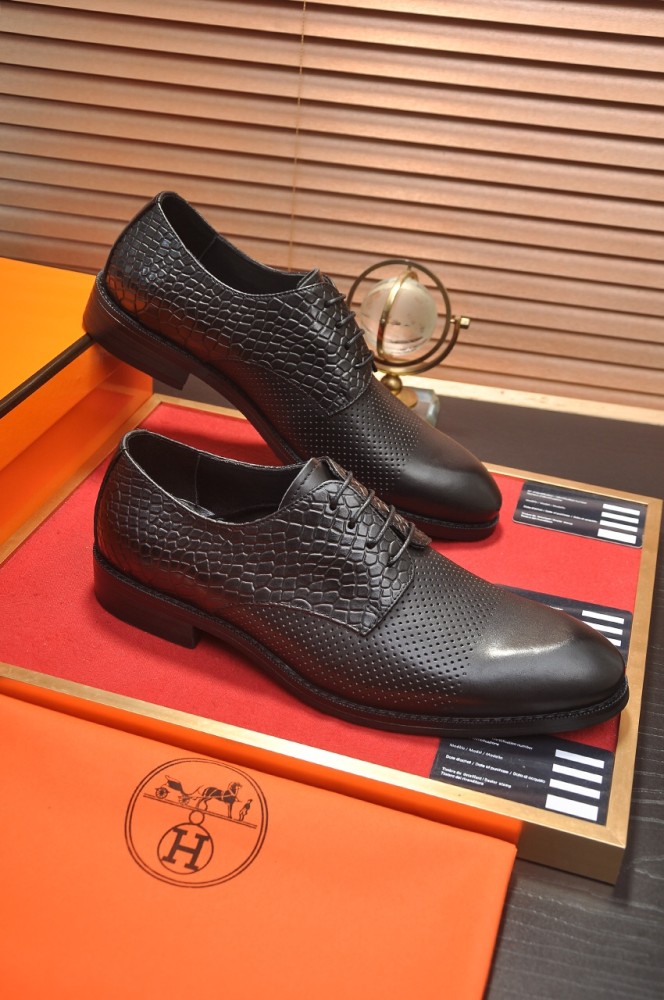 Hermes Mens Casual Shoes Fashion Dress Shoes for Men Luxury Brand with Original Box