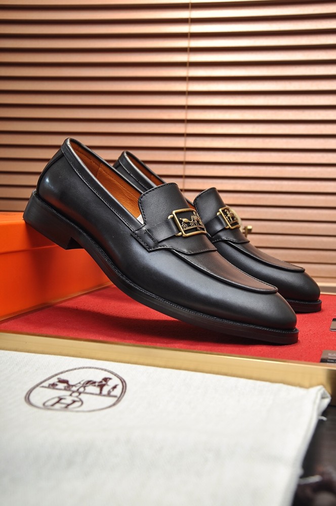 Hermes Mens Casual Shoes Fashion Dress Shoes for Men Luxury Brand with Original Box