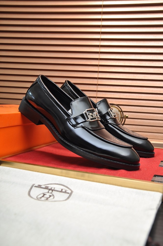 Hermes Mens Casual Shoes Fashion Dress Shoes for Men Luxury Brand with Original Box
