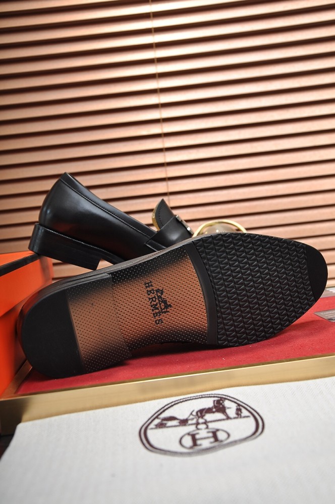 Hermes Mens Casual Shoes Fashion Dress Shoes for Men Luxury Brand with Original Box