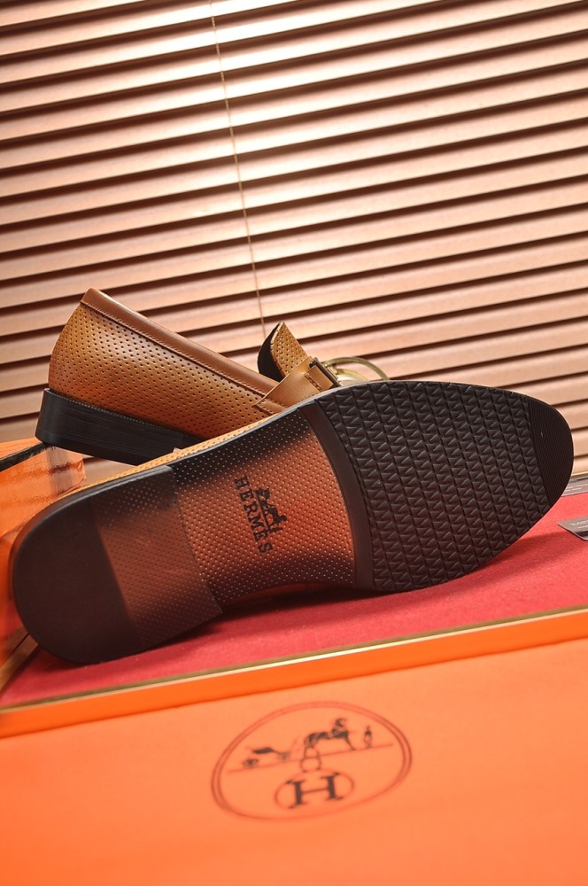 Hermes Mens Casual Shoes Fashion Dress Shoes for Men Luxury Brand with Original Box
