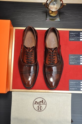 Hermes Mens Casual Shoes Fashion Dress Shoes for Men Luxury Brand with Original Box