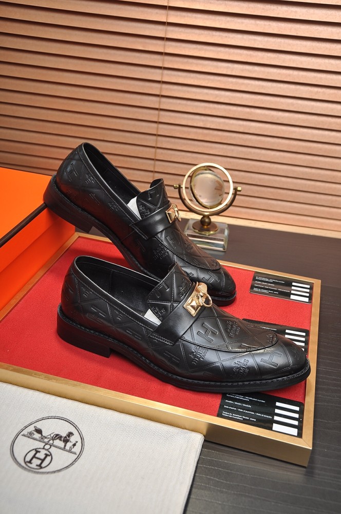 Hermes Mens Casual Shoes Fashion Dress Shoes for Men Luxury Brand with Original Box