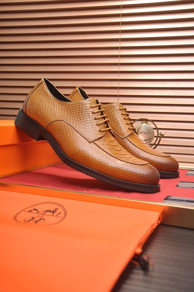 Hermes Mens Casual Shoes Fashion Dress Shoes for Men Luxury Brand with Original Box
