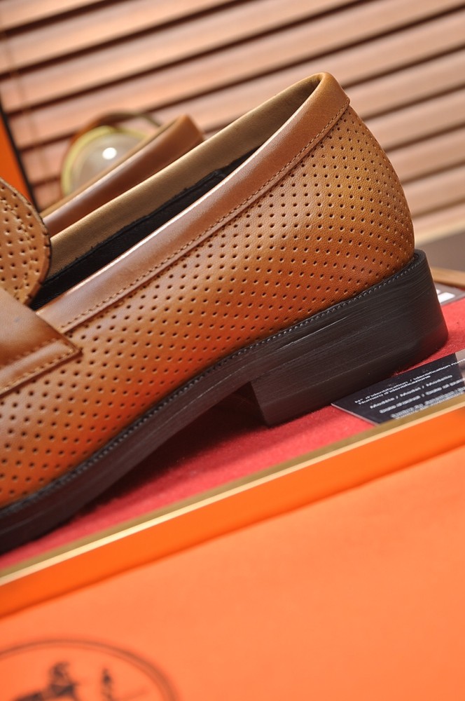 Hermes Mens Casual Shoes Fashion Dress Shoes for Men Luxury Brand with Original Box