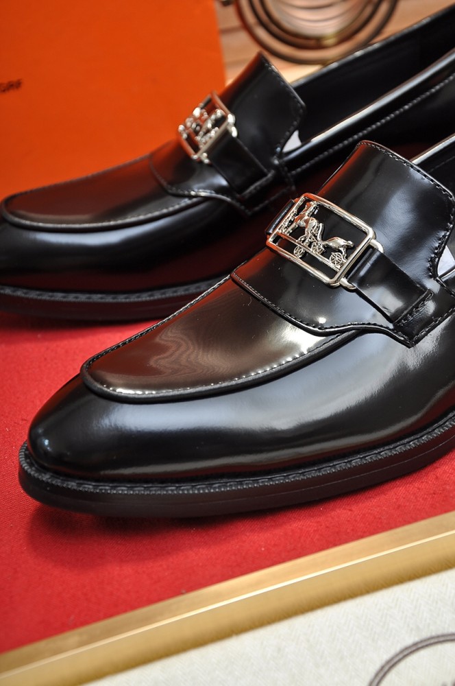 Hermes Mens Casual Shoes Fashion Dress Shoes for Men Luxury Brand with Original Box