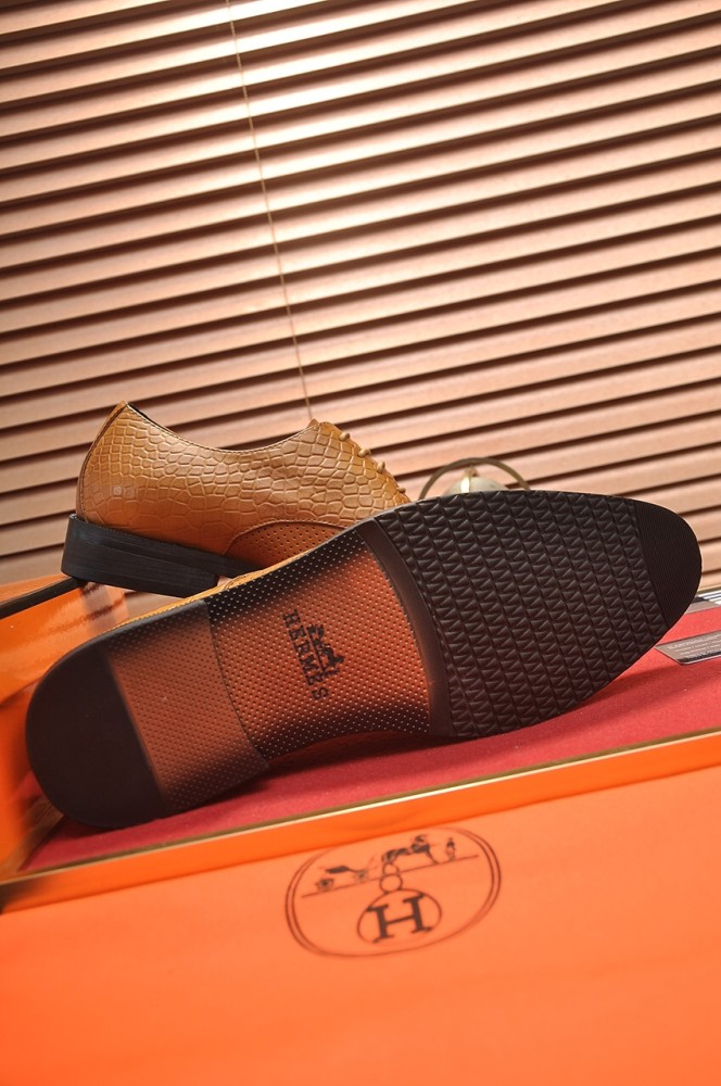 Hermes Mens Casual Shoes Fashion Dress Shoes for Men Luxury Brand with Original Box