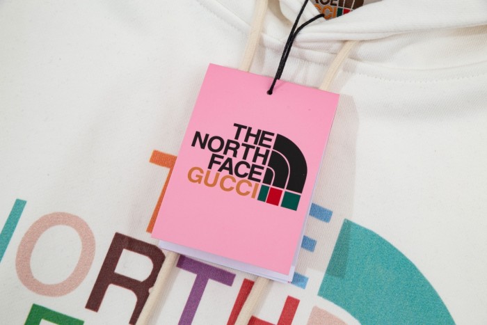 The North Face x Gucci cotton sweatshirt Womens Mens Sweatshirt Hoodies Luxury Brand Mens Sweatshirt ‎615061 XJDYS 9095