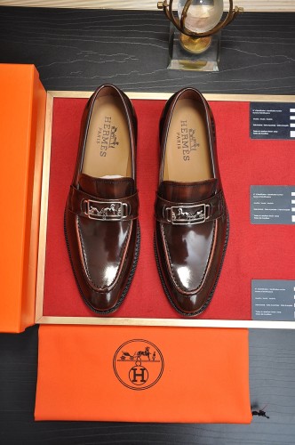 Hermes Mens Casual Shoes Fashion Dress Shoes for Men Luxury Brand with Original Box