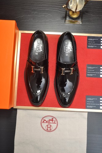 Hermes Mens Casual Shoes Fashion Dress Shoes for Men Luxury Brand with Original Box