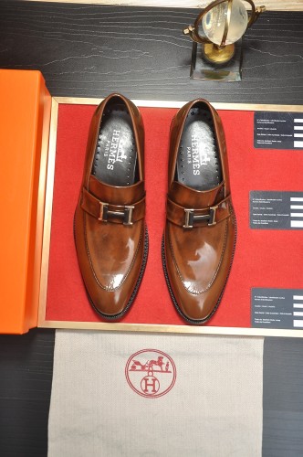 Hermes Mens Casual Shoes Fashion Dress Shoes for Men Luxury Brand with Original Box