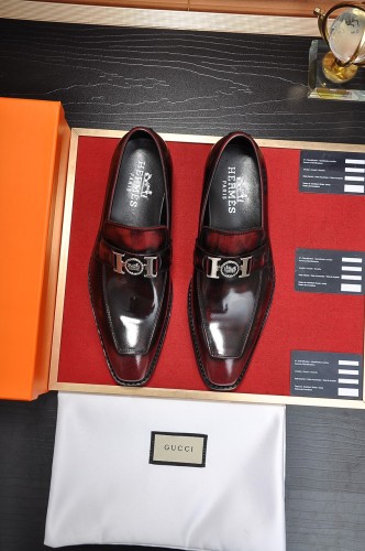 Hermes Mens Casual Shoes Fashion Dress Shoes for Men Luxury Brand with Original Box