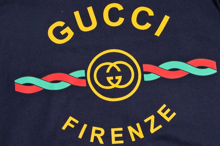 Gucci Womens Mens Long Sleeve T Shirts Sweatshirt Hoodies Luxury Brand Mens Sweatshirt Cotton 'Gucci Firenze 1921' sweatshirt
