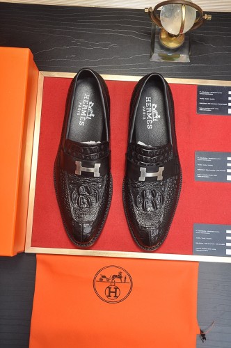 Hermes Mens Casual Shoes Fashion Dress Shoes for Men Luxury Brand with Original Box