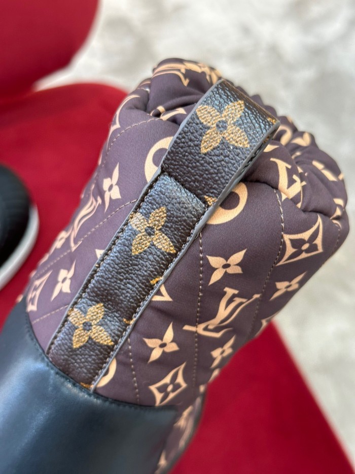 Louis Vuitton Womens Shoes Ankle Fashion Boots Luxury Brand Winter Booties with Original Box