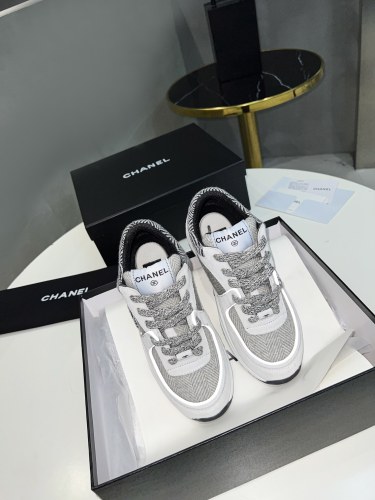 Chanel Women Shoes Sneakers Luxury Brand Sports Shoes Breathable Design with Original Box