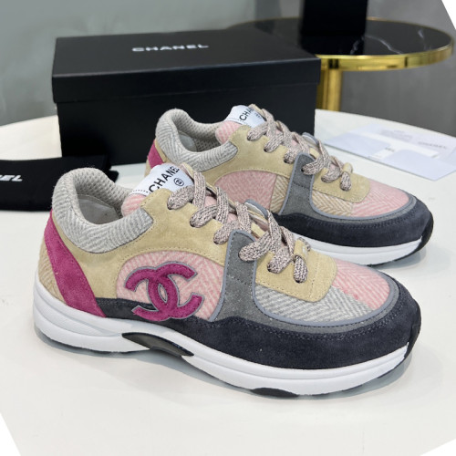 Chanel Women Shoes Sneakers Luxury Brand Sports Shoes Breathable Design with Original Box