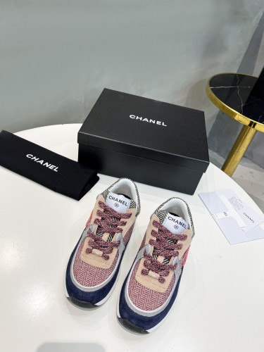 Chanel Women Shoes Sneakers Luxury Brand Sports Shoes Breathable Design with Original Box